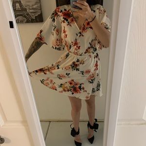Multicolored floral dress